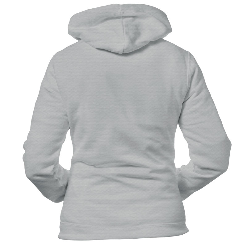 Sudadera Capucha Contrastada Mujer Trasero